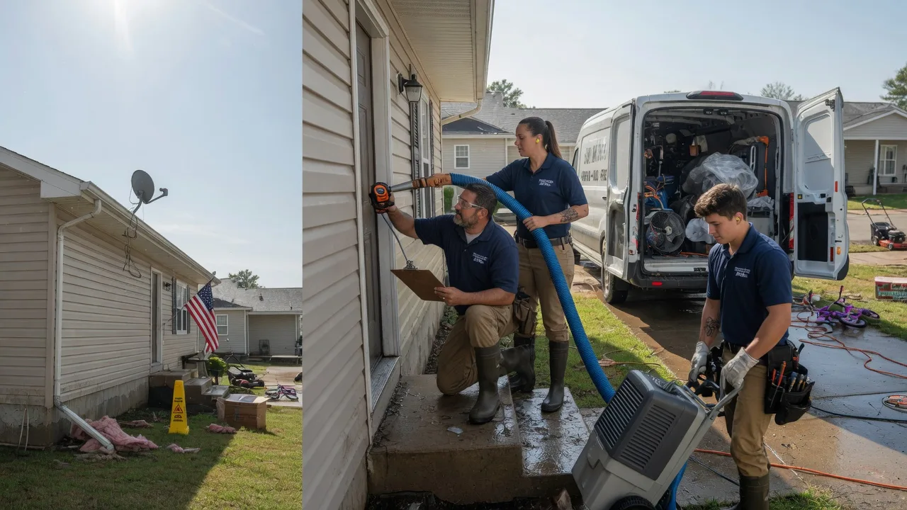 Ceiling Water Damage Restoration in Lowellville, OH near me